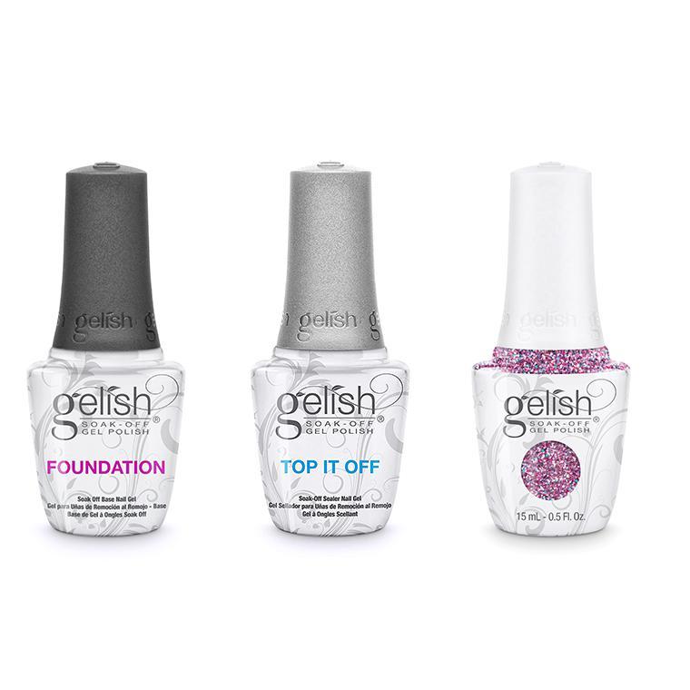 Harmony Gelish Combo - Base, Top & #PARTYGIRL PROBLEMS