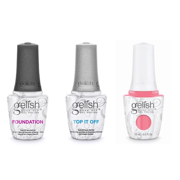 Harmony Gelish Combo - Base, Top & Rose-y Cheeks