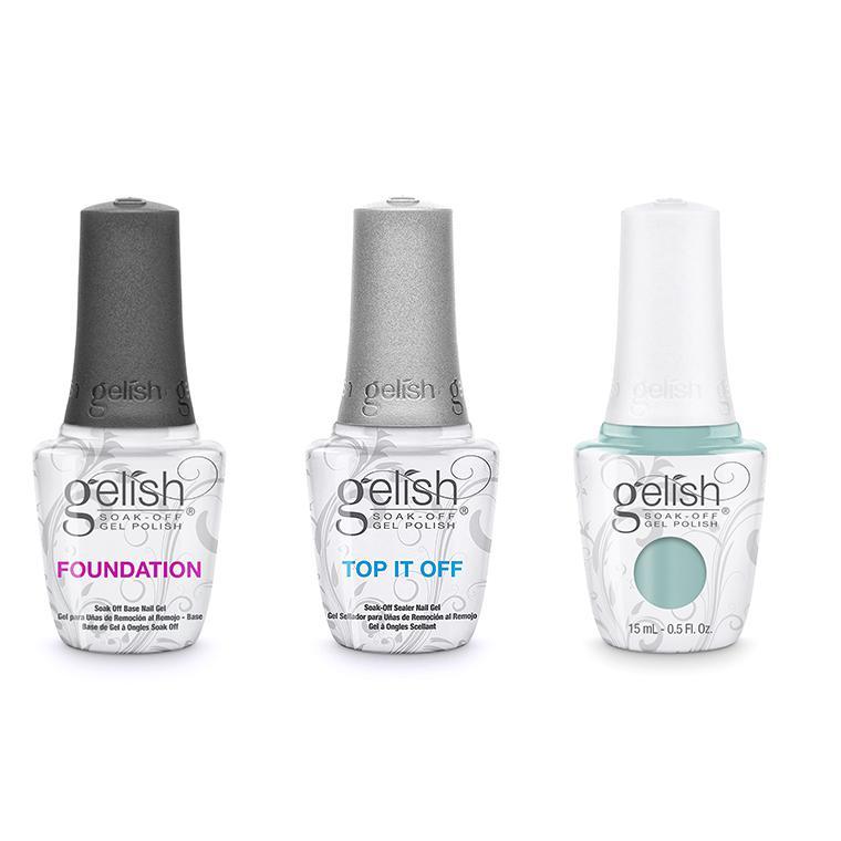 Harmony Gelish Combo - Base, Top & Sea Foam