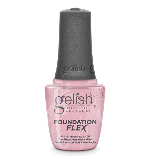 Harmony Gelish - Foundation Flex Soak-Off Rubber Base Nail Gel - Light Nude (0.5 oz)