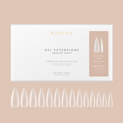 Kiara Sky - Stiletto Long | Natural Gel Extensions