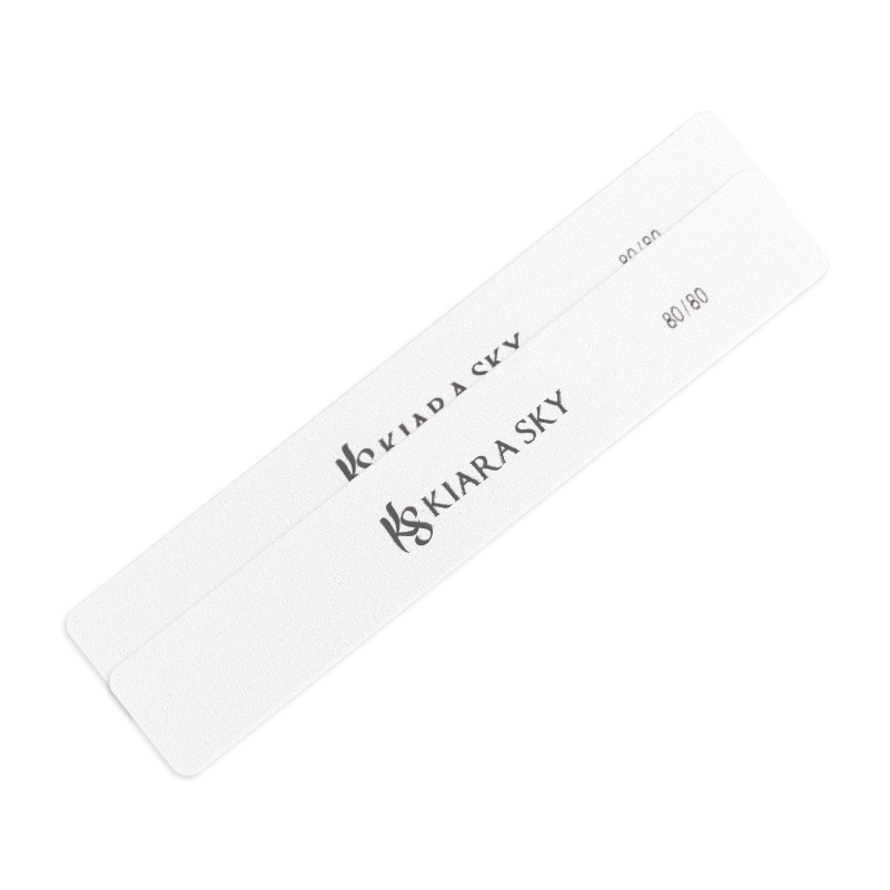 Kiara Sky - RECTANGLE NAIL FILE 80/80 (2 PIECES)