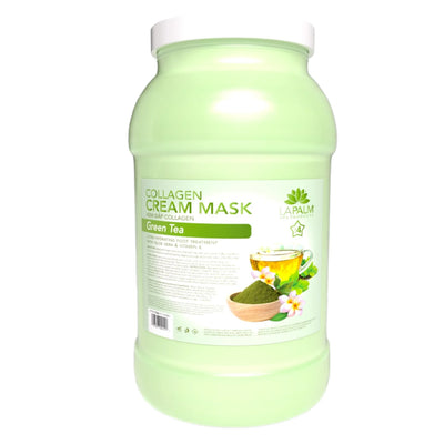 LA PALM Collagen Cream Mask – Green Tea