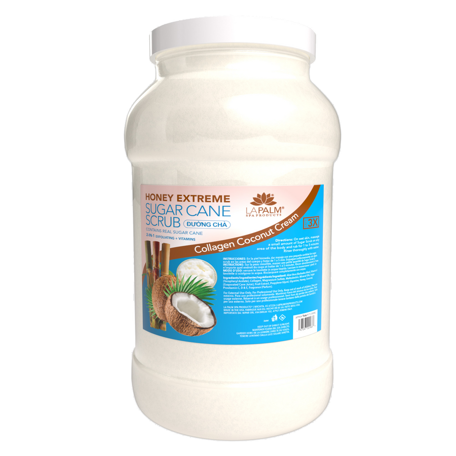 LA PALM Honey Extreme Sugar Scrub Coconut Cream