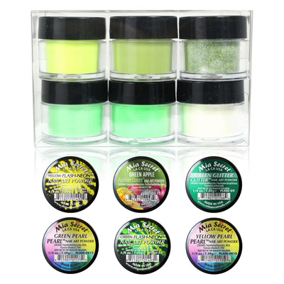 Mia Secret - Green Paraise Colored Acrylic Powder Collection (Remix series)
