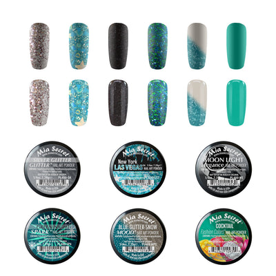 Mia Secret - Laguna Azul Colored Acrylic Powder Collection (Remix series)