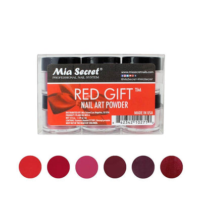 Mia Secret - Red Gift Nail Art Powder Collection (6PC)