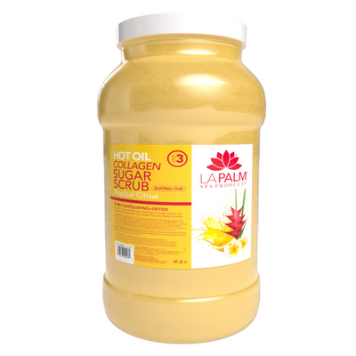 LA PALM Hot Oil Sugar Scrub Tropical Citrus