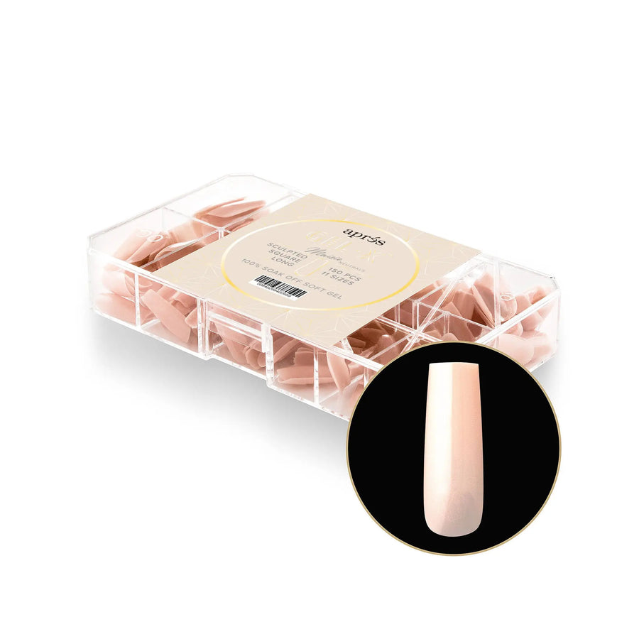 Aprés Gel-X Sculpted Square Long Box of Tips (8)