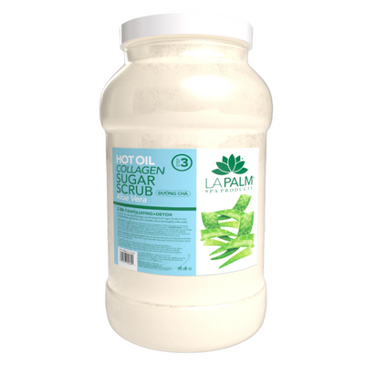 LA PALM Hot Oil Sugar Scrub Aloe Vera