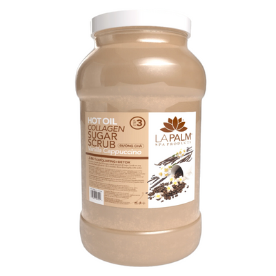 LA PALM Hot Oil Sugar Scrub Vanilla Cappuccino