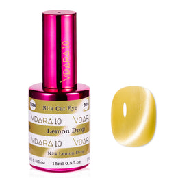 Vdara10 Silk Cat Eye gel polish in Lemon Drop (VCN024)