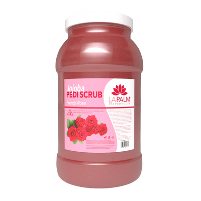 LA PALM Jojoba Pedi Scrub French Rose