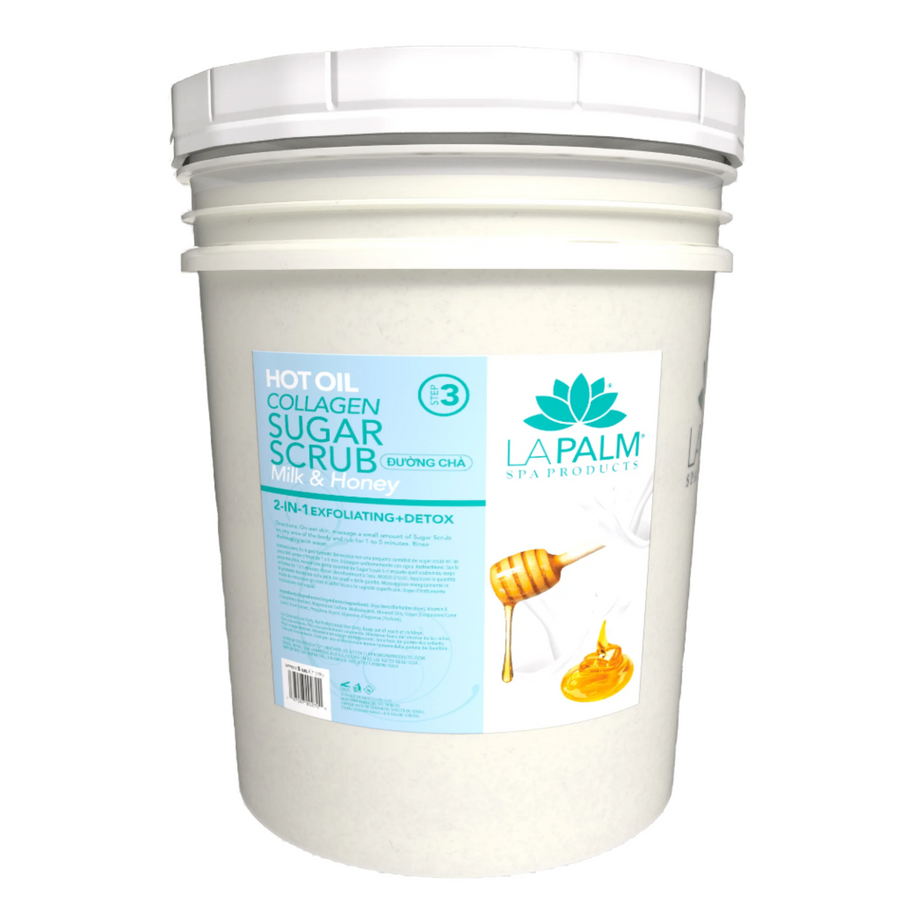 LA PALM Hot Oil Sugar Scrub Milk & Honey