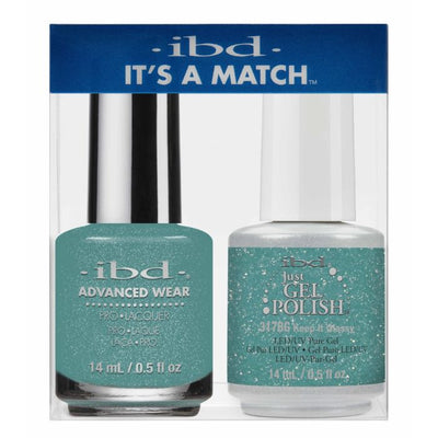 IBD JUST GEL POLISH, KEEP IT GLASSY 0.5 FL OZ / IBD ADVANCED WEAR, KEEP IT GLASSY 0.5 FL OZ