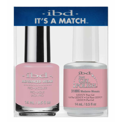 IBD JUST GEL POLISH, MADAM MOSAIC 0.5 FL OZ / IBD ADVANCED WEAR, MADAM MOSAIC 0.5 FL OZ