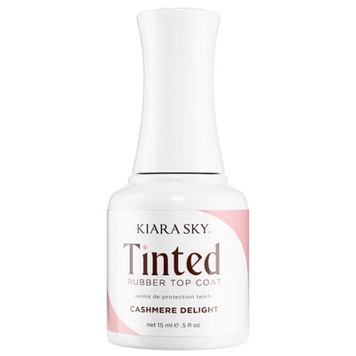 Kiara Sky - Gel Polish - Tinted Rubber Top Coat - Cashmere Delight 0.5 oz - #KSTRCD