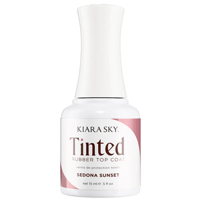 Kiara Sky - Gel Polish - Tinted Rubber Top Coat - Sedona Sunset 0.5 oz - #KSTRSS