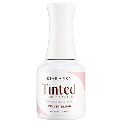 Kiara Sky - Gel Polish - Tinted Rubber Top Coat - Velvet Blush 0.5 oz - #KSTRVB