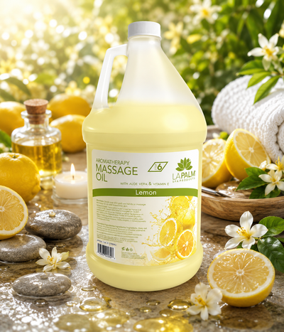 La Palm Massage Oil Ice Lemon Case