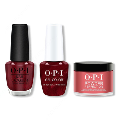 OPI - Gel, Lacquer & Dip Combo - I'm Not Really a Waitress
