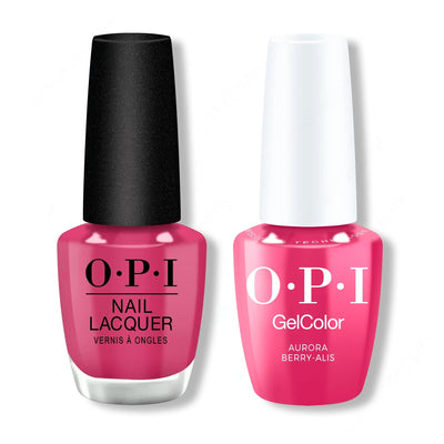 OPI - Gel & Lacquer Intelli-Gel Combo - Aurora Berry-Alis 0.5 Oz
