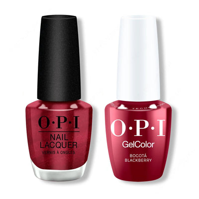 OPI - Gel & Lacquer Intelli-Gel Combo - Bogota Blackberry 0.5 Oz