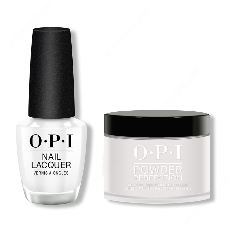 OPI - Lacquer & Dip Combo - Alpine Snow