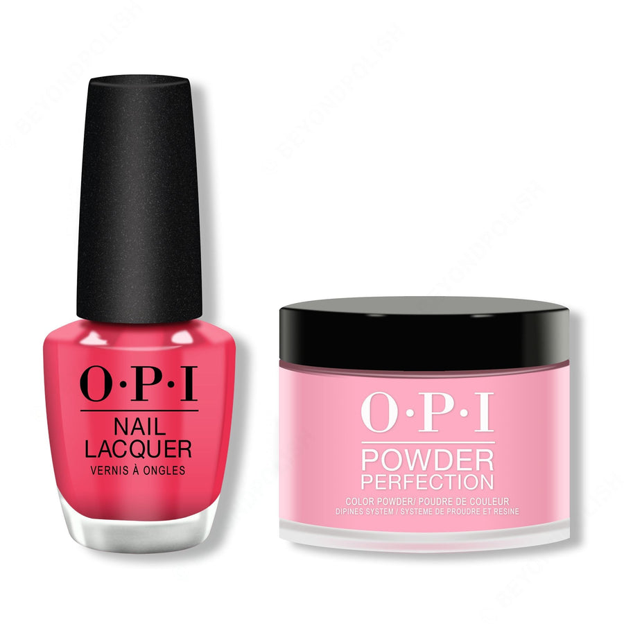 OPI - Lacquer & Dip Combo - Strawberry Margarita