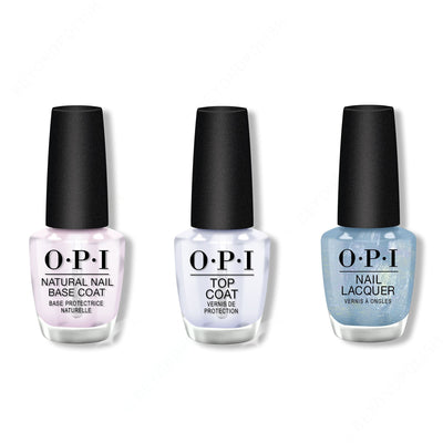 OPI - Nail Lacquer Combo - Base, Top & Angels Flight to Starry Nights