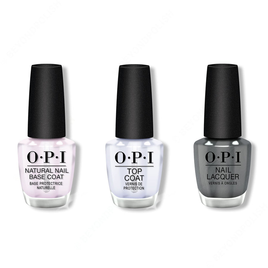 OPI - Nail Lacquer Combo - Base, Top & Clean Slate
