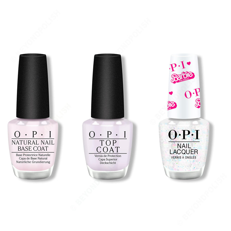 OPI - Nail Lacquer Combo - Base, Top & Every Night is Girls Night