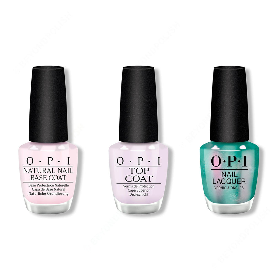 OPI - Nail Lacquer Combo - Base, Top & Feelin' Capricorn-y