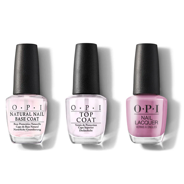 OPI - Nail Lacquer Combo - Base, Top & Incognito Mode
