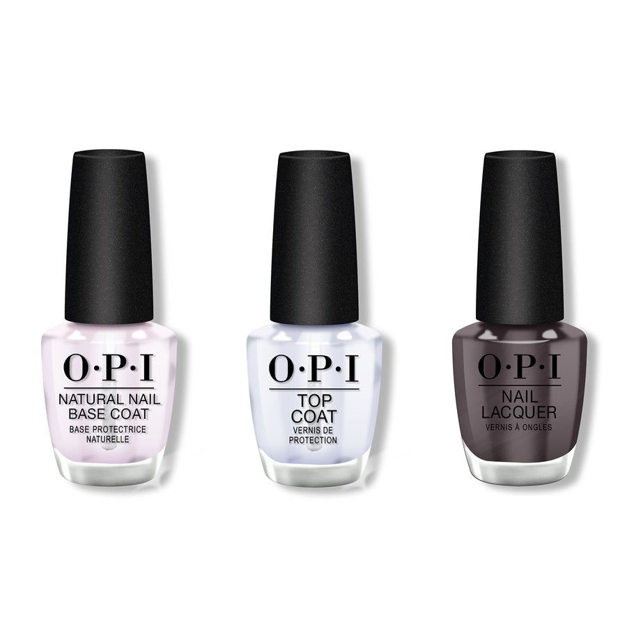 OPI - Nail Lacquer Combo - Base, Top & Krona-logical Order 0.5 oz - #NLI55