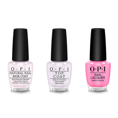OPI - Nail Lacquer Combo - Base, Top & Makeout-side