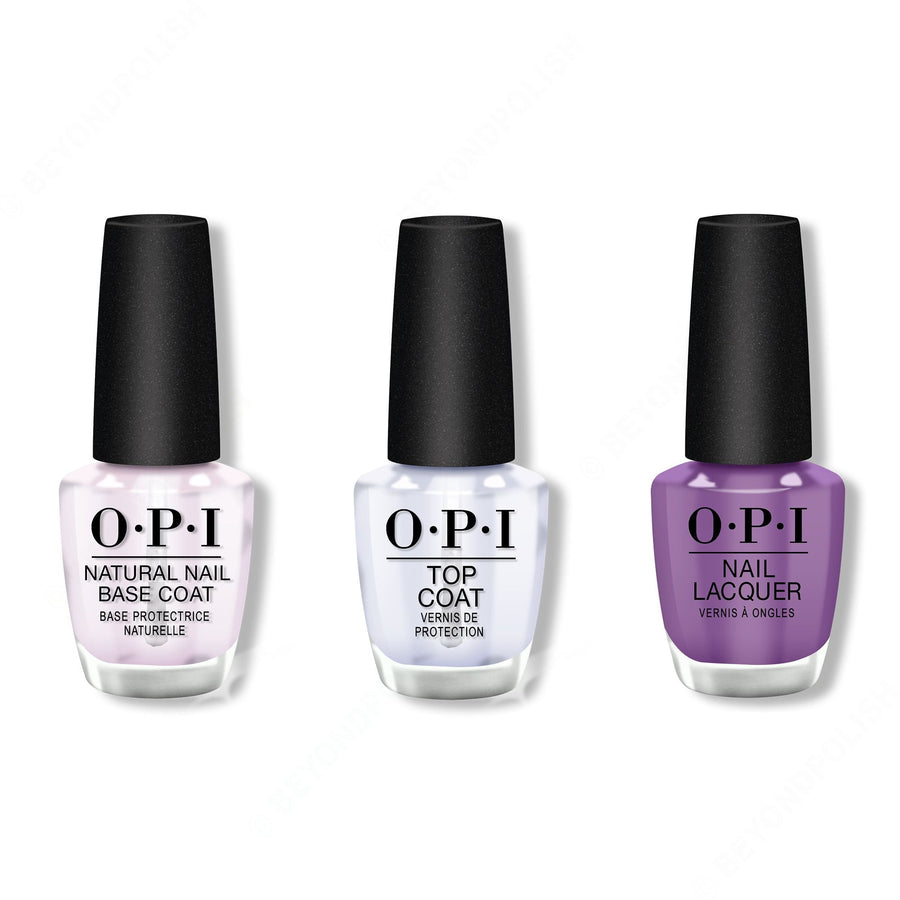OPI - Nail Lacquer Combo - Base, Top & Medi-take It All In