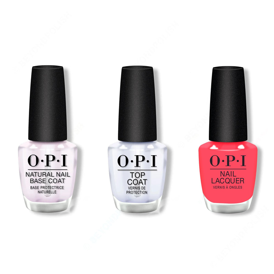 OPI - Nail Lacquer Combo - Base, Top & My Me Era
