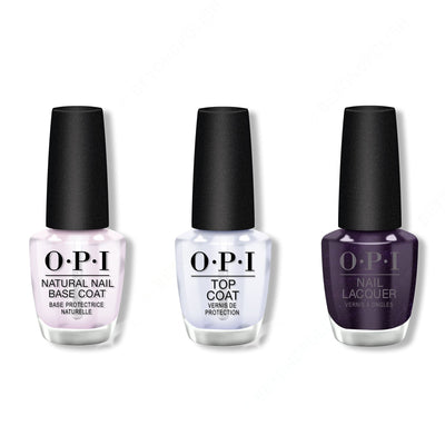 OPI - Nail Lacquer Combo - Base, Top & OPI Ink 0.5 oz - #NLB61