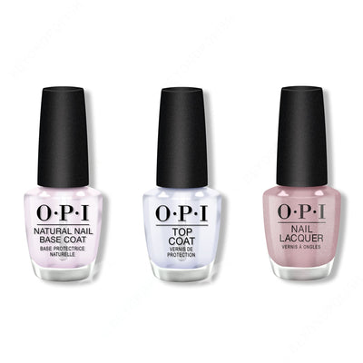 OPI - Nail Lacquer Combo - Base, Top & Quest for Quartz