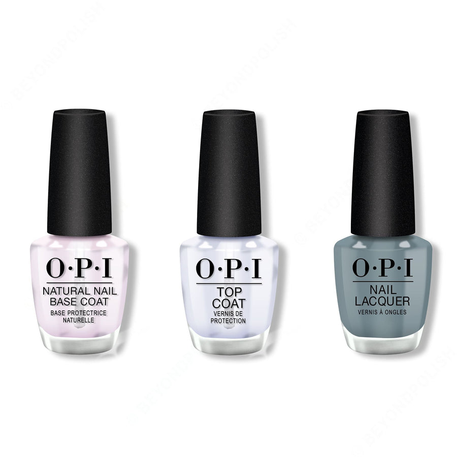 OPI - Nail Lacquer Combo - Base, Top & Ring Bare-er 0.5 oz - #NLSH6