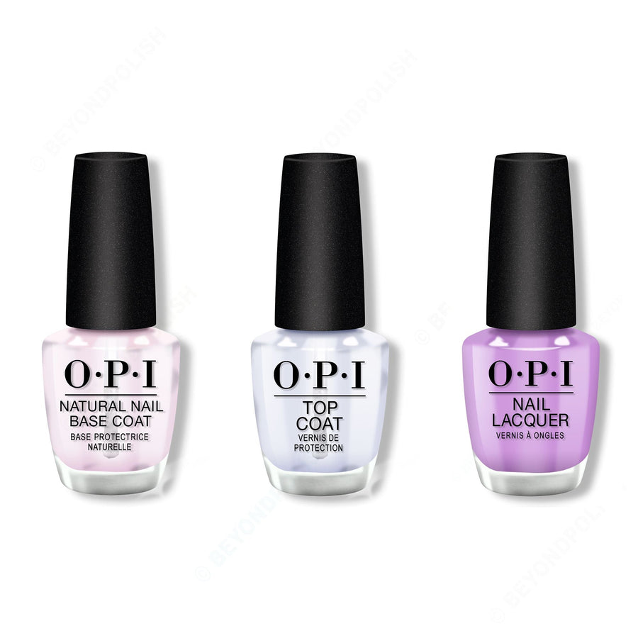 OPI - Nail Lacquer Combo - Base, Top & Sickeningly Sweet