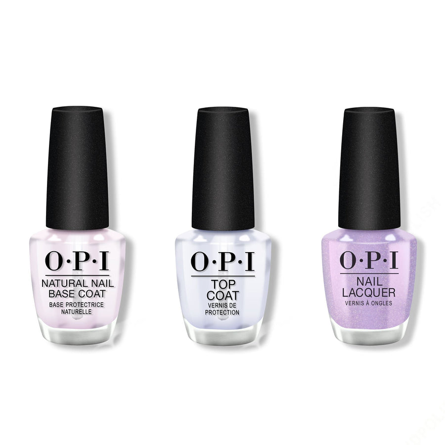 OPI - Nail Lacquer Combo - Base, Top & Suga Cookie