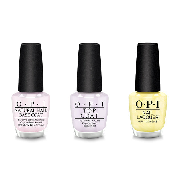 OPI - Nail Lacquer Combo - Base, Top & Sunscreening My Calls