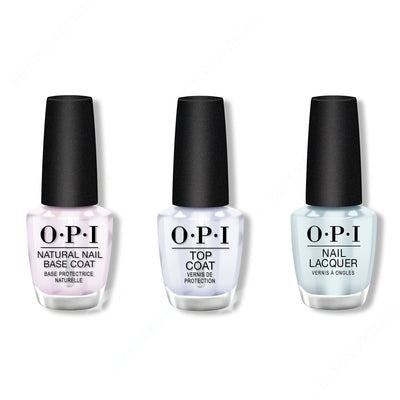 OPI - Nail Lacquer Combo - Base, Top & Suzi Without a Paddle 0.5 oz - #NLF88