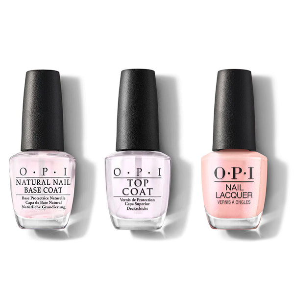 OPI - Nail Lacquer Combo - Base, Top & Switch To Portrait Mode