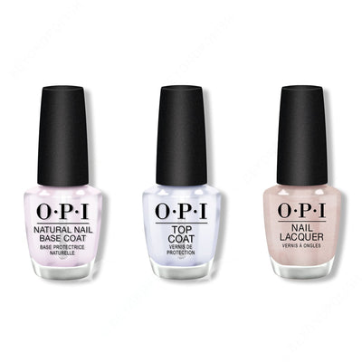 OPI - Nail Lacquer Combo - Base, Top & Throw Me a Kiss 0.5 oz - #NLSH2