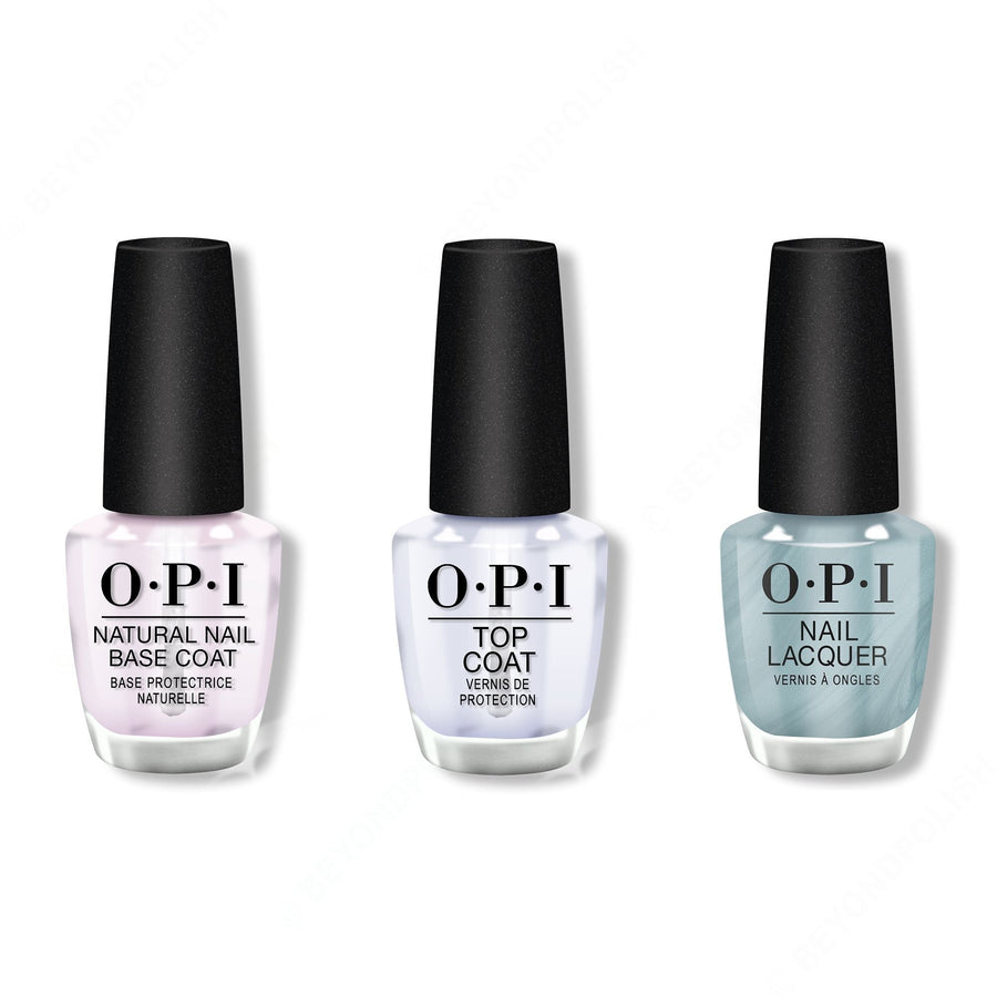 OPI - Nail Lacquer Combo - Base, Top & Two Pearls in a Pod 0.5 oz - #NLE99