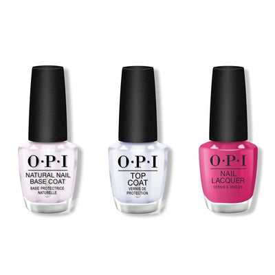 OPI - Nail Lacquer Combo - Base, Top & Without a Pout