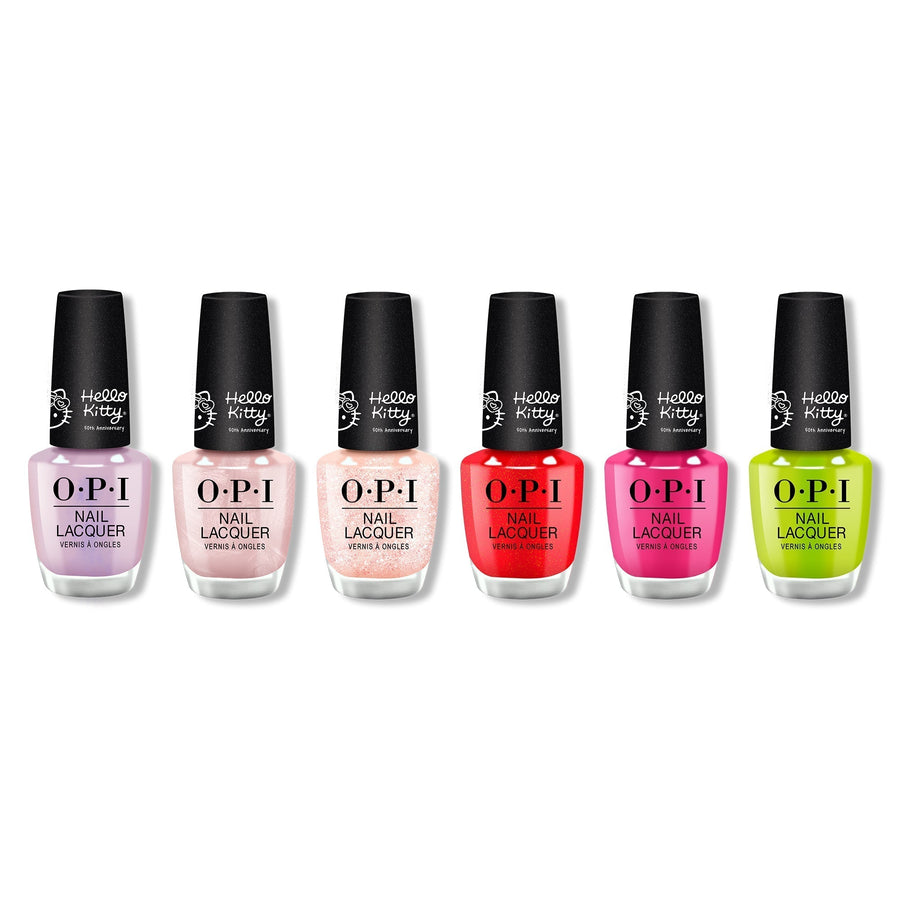 OPI Nail Lacquer - Hello Kitty 50th Anniversary Collection (6pc) 0.5 oz